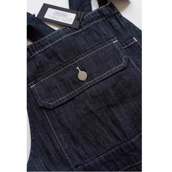 NWT Denimist Tie Strap Relaxed Overall - Drapey Rinse Indigo Causal All in One - Picture 8 of 12